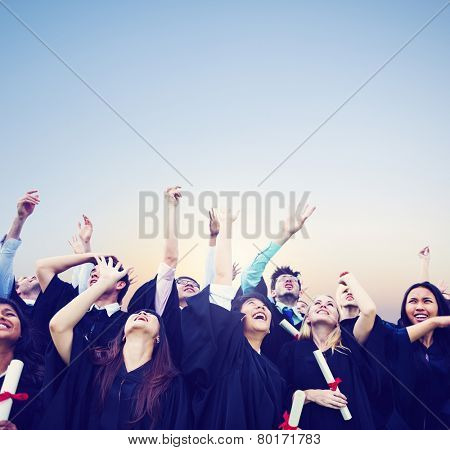 Student Celebration Education Graduation Happiness Concept
