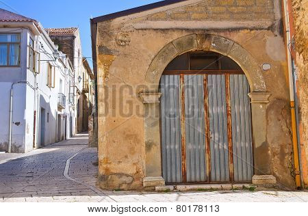 Alleyway. Genzano di Lucania. Italy.