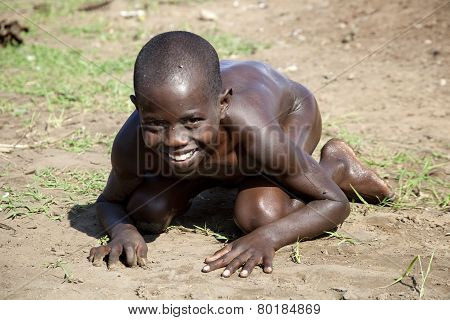Portrait Of The African Boy.