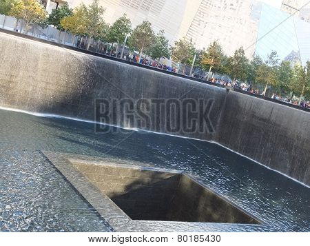 9/11 memorial site at the World Trade Center Ground Zero