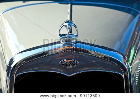 Ford Sign At An Oldtimer Meeting