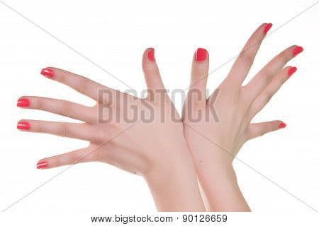 woman hands