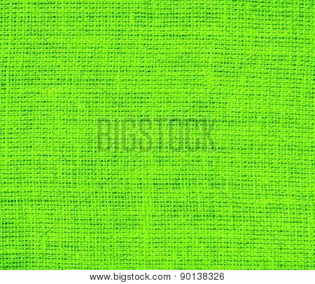 Chartreuse (web) color burlap texture background
