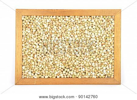 Buckwheat On White