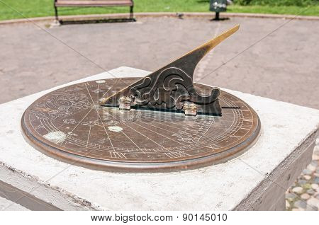 Sundial In The Company Garden
