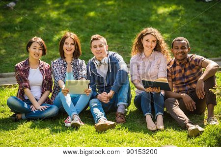 Students Outdoors