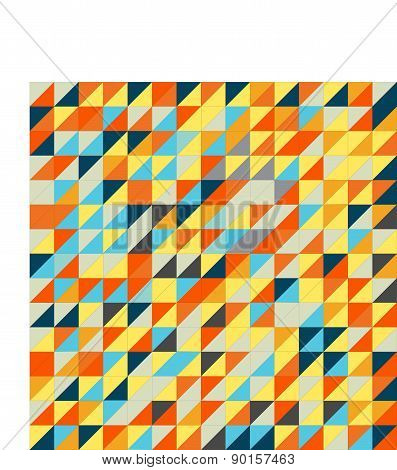 Seamless triangle pattern. Vector background.