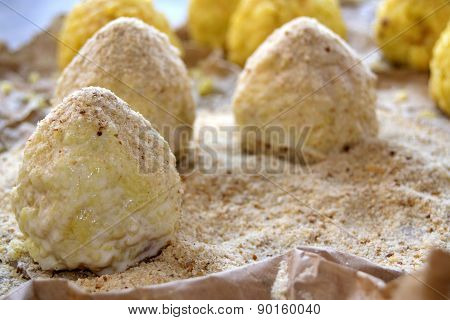 Preparation Of Sicilian Arancine