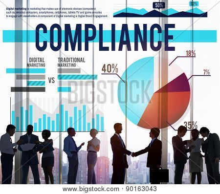 Compliance Agreement Morality Obedience Marketing Concept