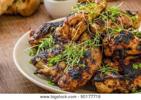 Grilled Teriyaki Chicken Wings