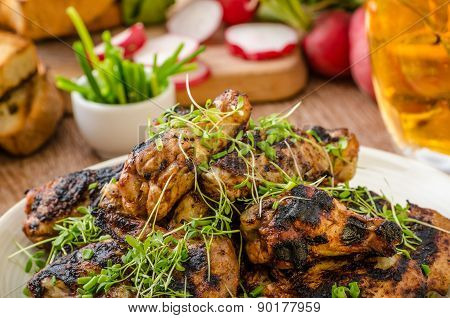Grilled Teriyaki Chicken Wings