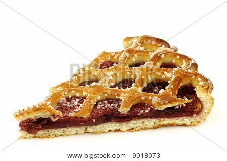 Siivu sisustetuissa cherry pie nimeltä 