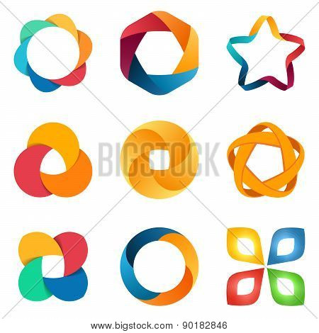 Logo Templates Set.
