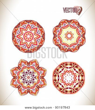 Round ornament pattern