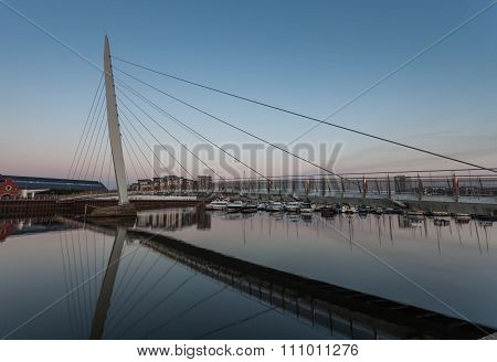 Sail bridge Swansea