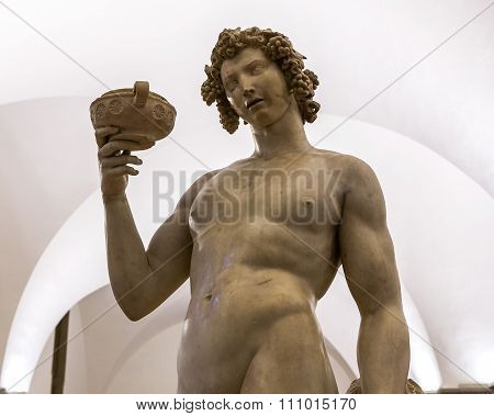 Statues In The Bargello, Florence, Italy
