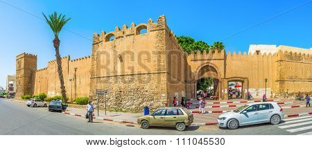 Panorama Of Bab El Kasbah Gates