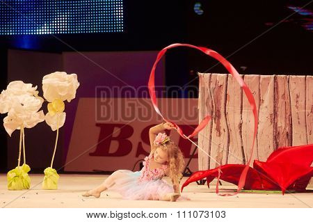 Minsk, Belarus December 05: Anastasiya Kozlova From ' Sylphide' Participate With 'the Sc