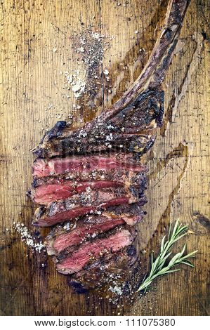 Dry Aged Barbecue Tomahawk Steak