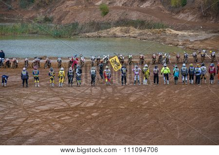 The Judge Gives The Start Of The Race, Class 