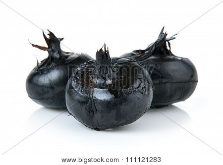 Chinese Food Water Nut In Piles Isolated On White Background
