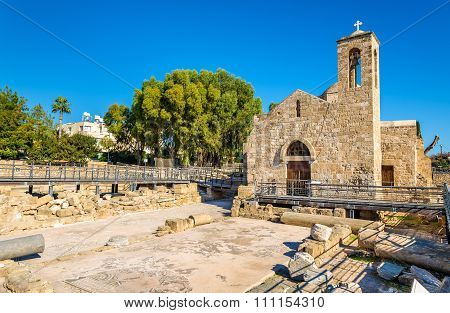 Panagia Chrysopolitissa Basilica In Paphos - Cyprus