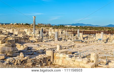 Ruins Of Kourion, An Ancient Greek City In Cyprus