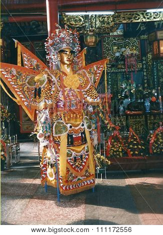 Sculpture Inside the Dalongdong Baoan Temple