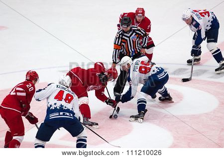 A. Potapov (89) And R. Horak (15) On Face-off