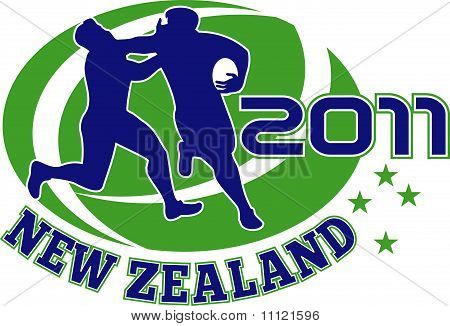Hráč Rugby starání se Nový Zéland 2011