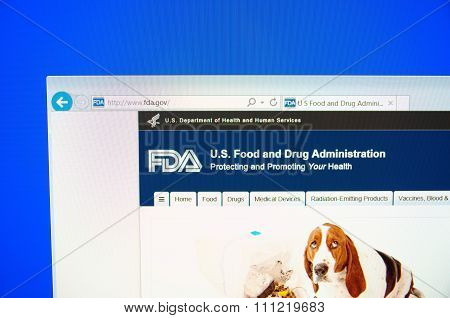 Food and Drug Administration main page
