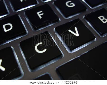 CV (Resume) keyboard