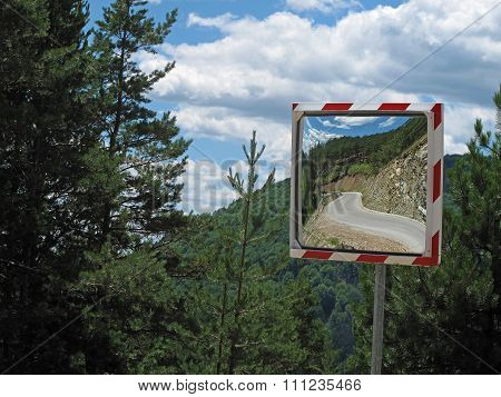 Road mirror