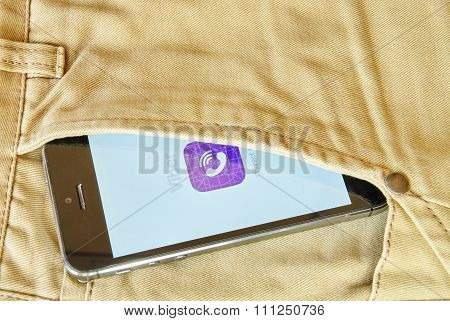 Iphone 5S With Mobile Application For Viber