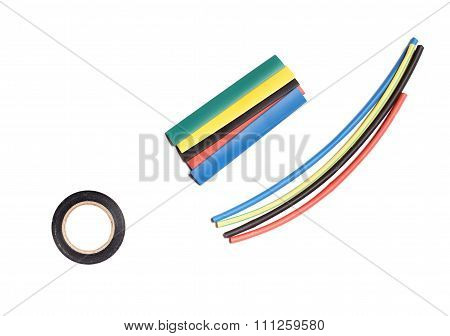 Colored Heat Shrink Tubing And Duct Tape