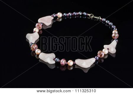 color plastic  necklace