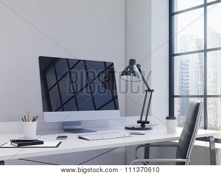 Workplace In The Corner, Office