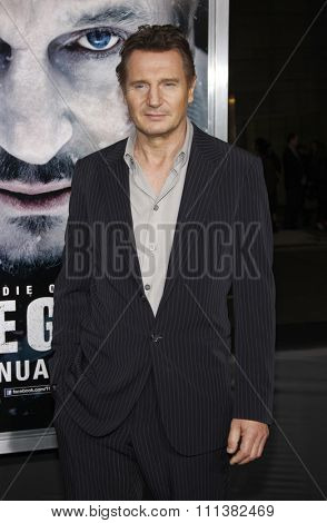Liam Neeson at the Los Angeles Premiere of 