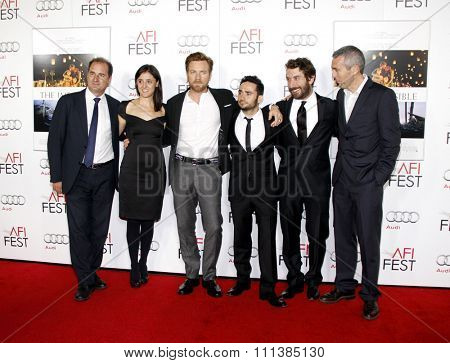 Sergio G. Sanchez, Belen Atienza, Ewan McGregor and J.A. Bayona at the 2012 AFI Fes Special Screening of 