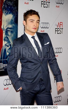 Ed Westwick at the AFI Fest 2011 Opening Night Gala World Premiere Of 