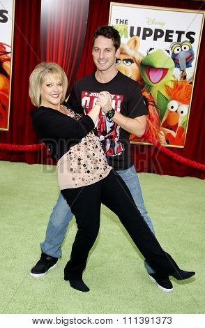 HOLLYWOOD, USA - NOVEMBER 12: Nancy Grace and Tristan MacManus at the World Premiere of 