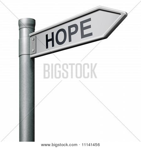 Hope Road Sign