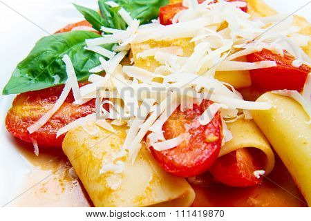 Paccheri With Tomatoes Sauce