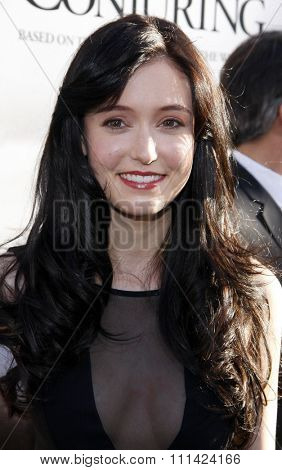 Hayley McFarland at the Los Angeles premiere of 