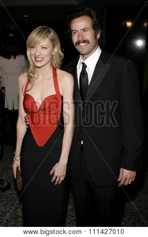 Beth Riesgraf and Jason Lee at the Paramount Pictures Hosts 2007 Golden Globe Award After-Party held at the Beverly Hilton Hotel in Beverly Hills on January 15, 2007.