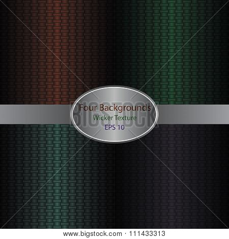 Abstract Background with wicker texture.