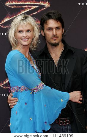 October 16, 2005. Kylie Bax and Spiro at the Columbia Pictures' 