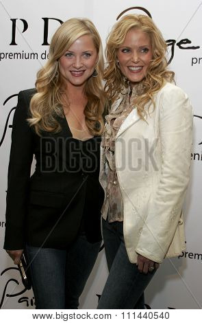 November 17, 2005 - Beverly Hills - Jessica Capshaw and Paige Adams-Geller at the Paige Premium Denim Party at the Paige Premium Denim Flagship Store in Beverly Hills, California United States. 