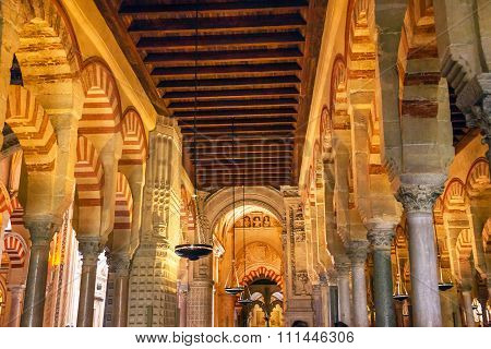 Capilla First Christain Chapel Arches Mezquita Cordoba Spain