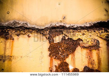 Old Rusty Metal Plate